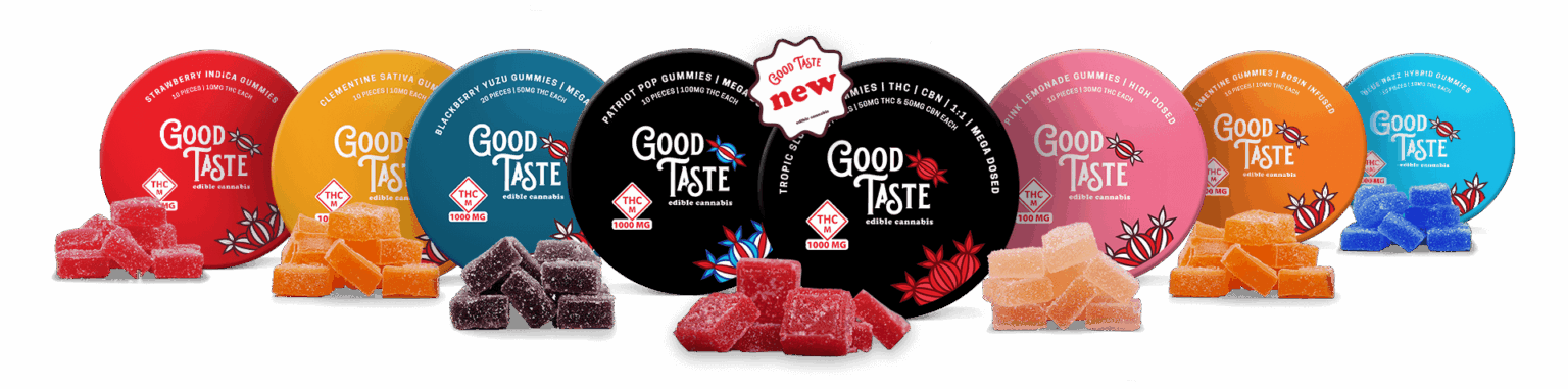 Good Taste Gummies Lineup